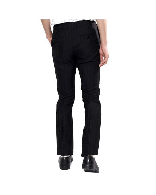 Céline Black Wool Classic Pants for men