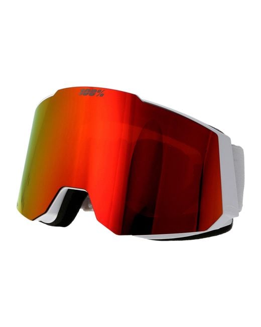 100% Red Acetate Sunglasses