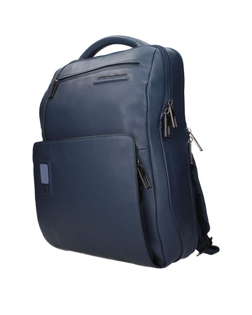 Piquadro Blue Backpacks And Pouches Leather