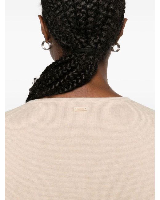 Max Mara Natural V-Neck Sweater