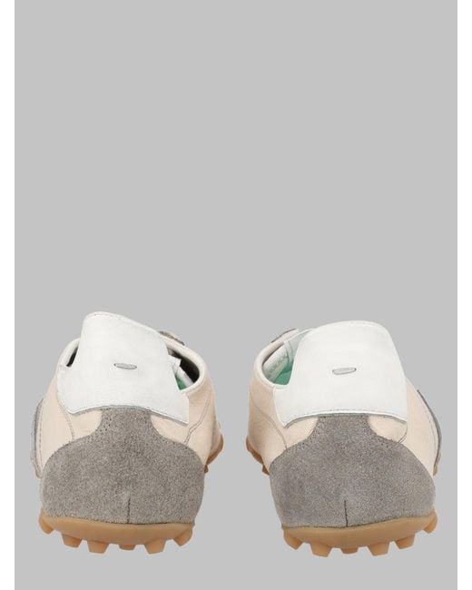 Maison Margiela Natural Luxury Leather Sneakers For for men
