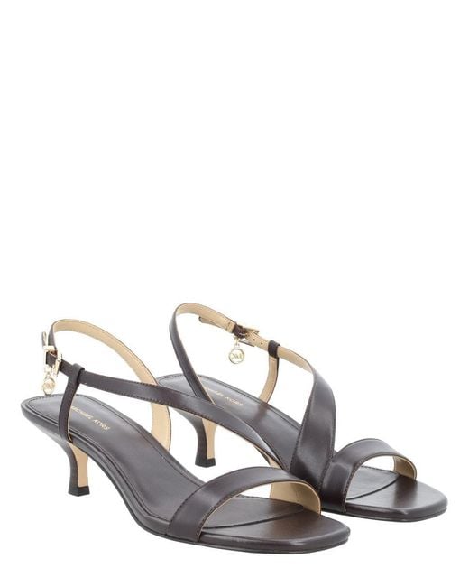 MICHAEL Michael Kors Metallic Cow Leather Sandals
