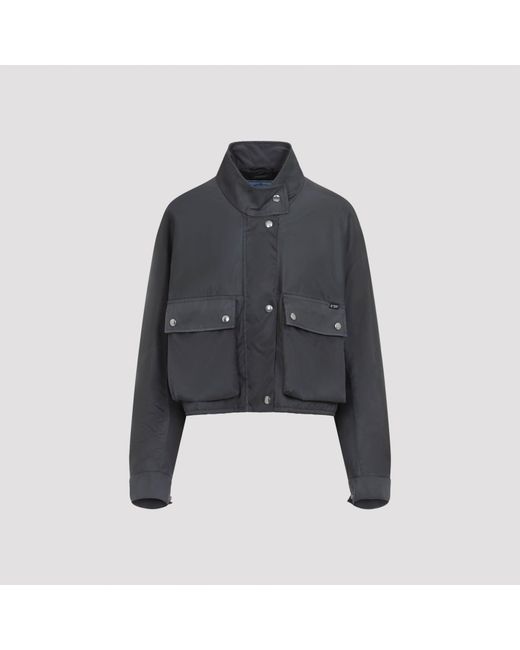 Prada Re Nylon Blouson in het Black