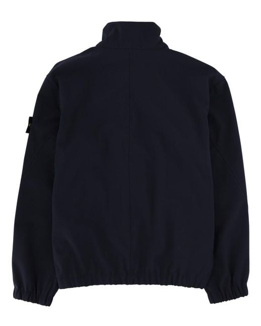 Stone Island Blue Light Soft Shell-R E. Dye Technology for men