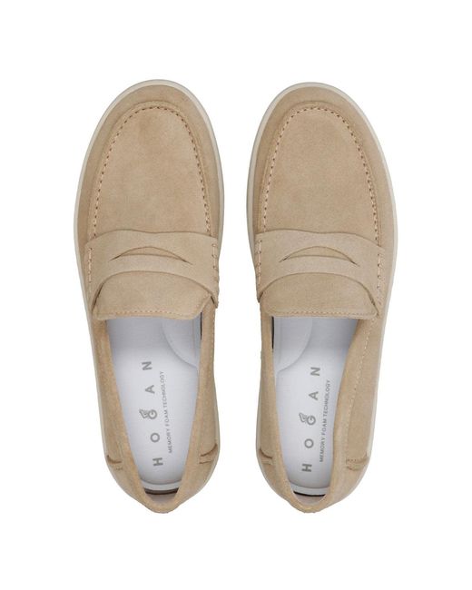 Hogan Natural Sandalen Kamel