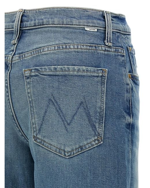 'The Spinner Zip Sneak' Jeans ' Mother de color Blue
