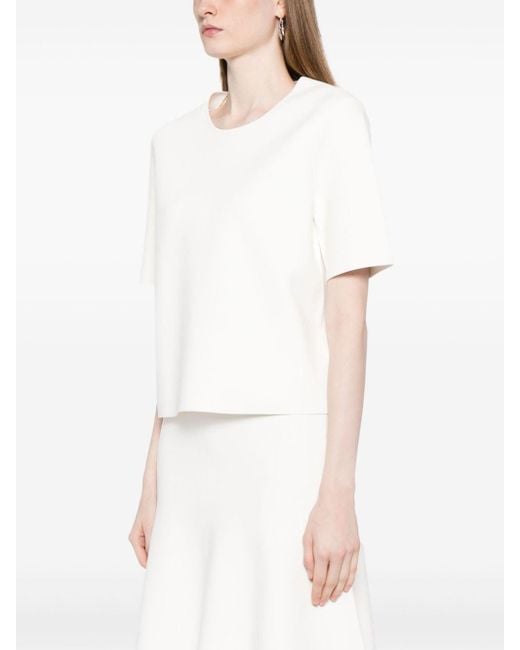 Theory White Os Cn Tshirt.Compact Clothing