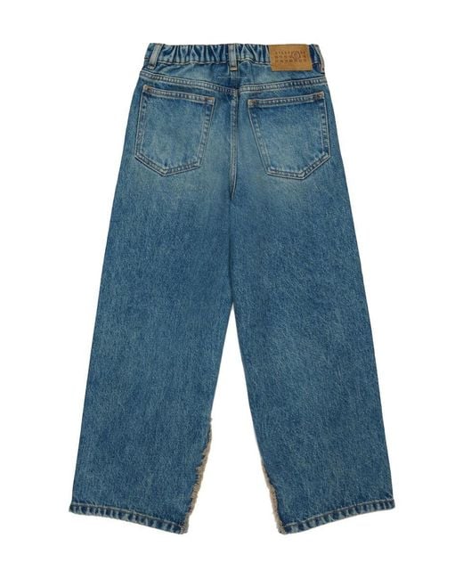 MM6 by Maison Margiela Blue Denim Pants