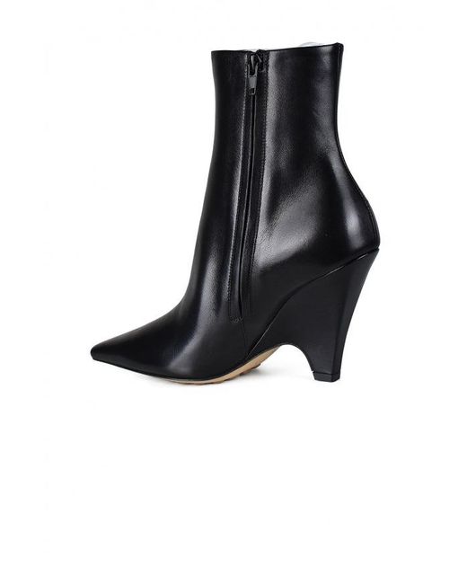 Bottega Veneta Black Punta Boots