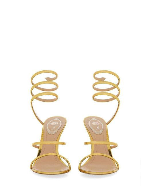 Rene Caovilla Metallic Sandals