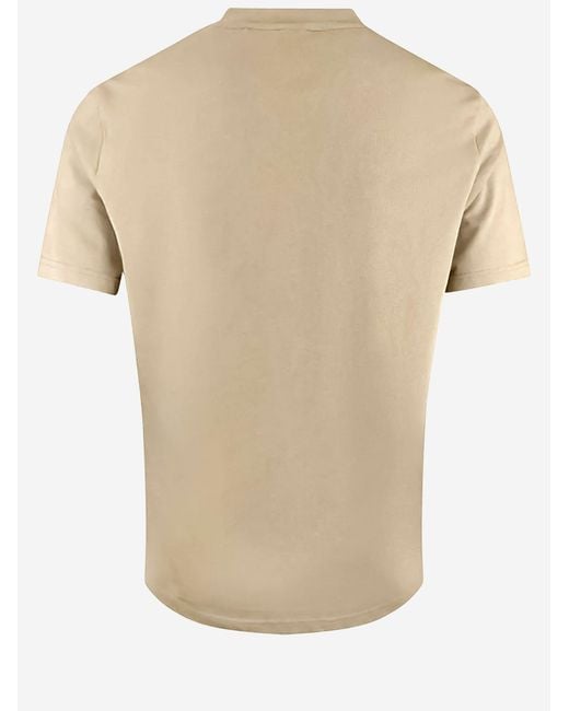 Boss Natural Cotton T Shirt With Logo for men
