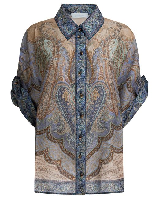 Zimmermann "reislust"-shirt in het Gray