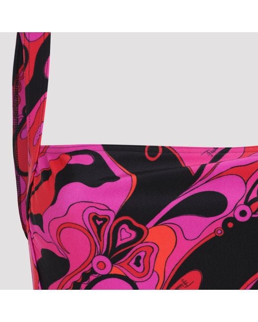 Emilio Pucci Pink Polyamide One-Piece