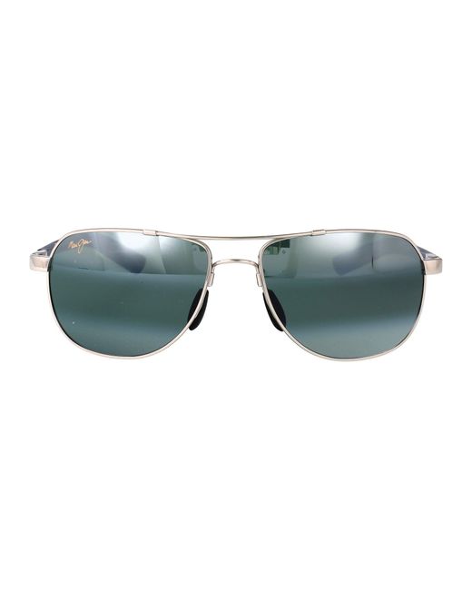 Occhiali Da Sole Aviator 327 17 17 di Maui Jim in Blue