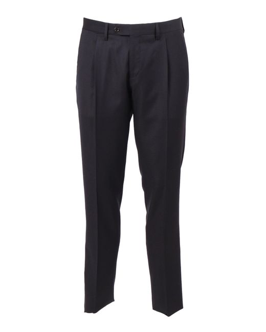 Lardini Blue Tailored Suit With Notch Lapels And Tapered Fit for men
