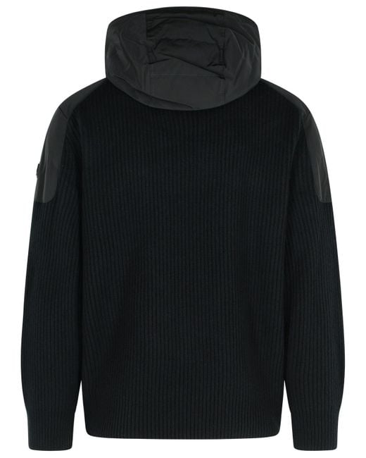 Moose Knuckles Black Wool Jacket for men