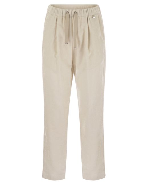 Herno Natural Bright Corduroy Resort Trousers