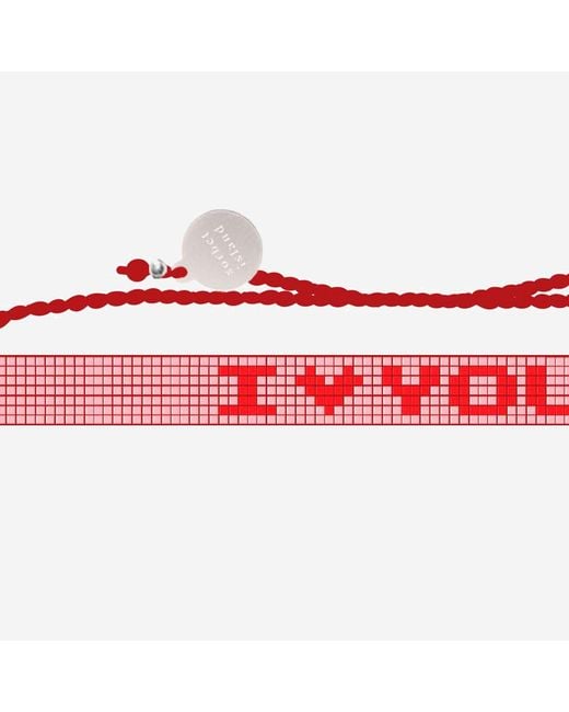 Sorbet Island Red Glass Pearl Bracelet
