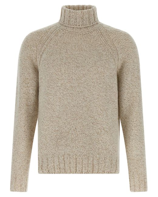 Zegna Cashmere Rollkragenpullover Pullover in Gray für Herren