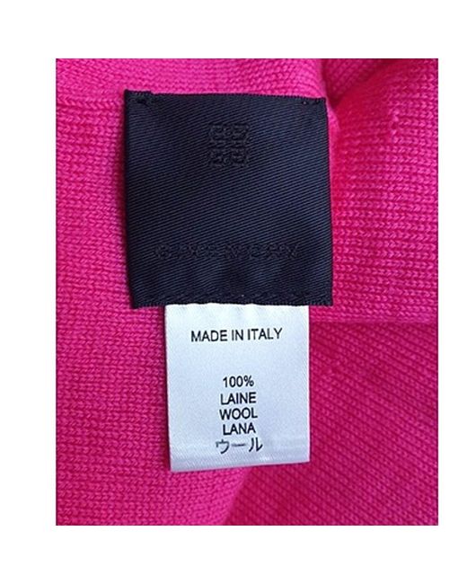 Sombrero de logotipo de lana de Givenchy de hombre de color Pink