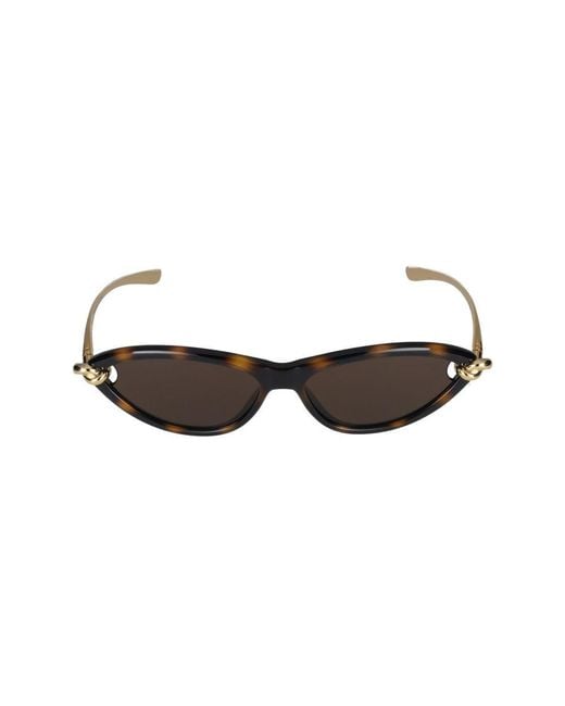 Occhiali Da Sole Bv1390 S /14/145 di Bottega Veneta in Black da Uomo