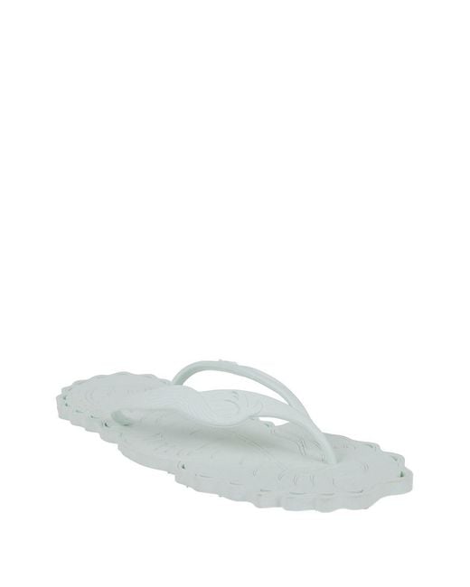 Zimmermann White Seafoam Thong Sandals