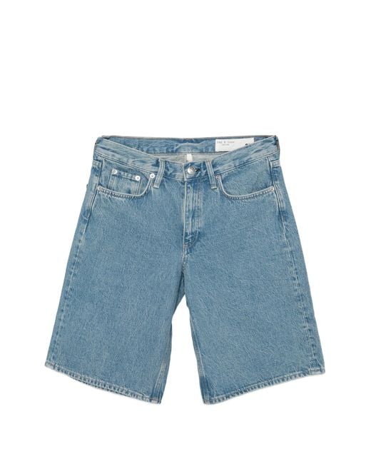 Rag & Bone Blue Ariel Short