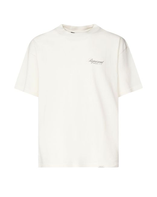 Represent Vertegenwoordig Eigenaren Club Script T -shirt In Het Wit in het White voor heren