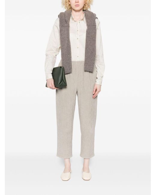 Apuntob White Courduroy Baumwollhose