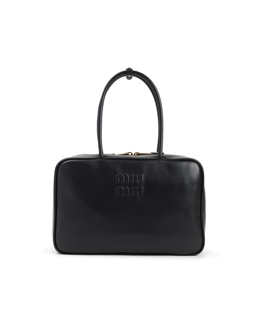 Miu Miu Black Beau Shoulder Bag
