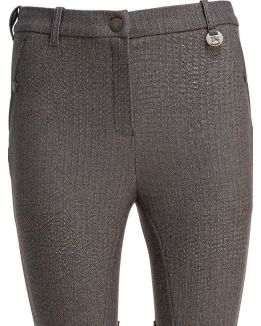 Burberry Gray "Jodhpur" Pants