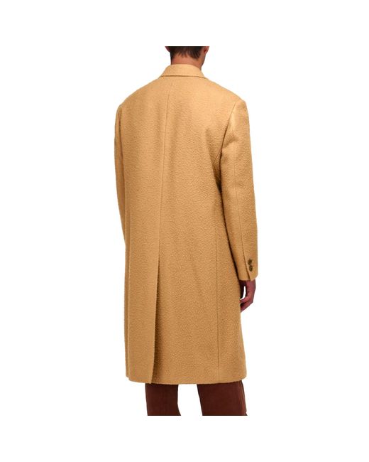 Fendi Natural Wool Long Coat for men