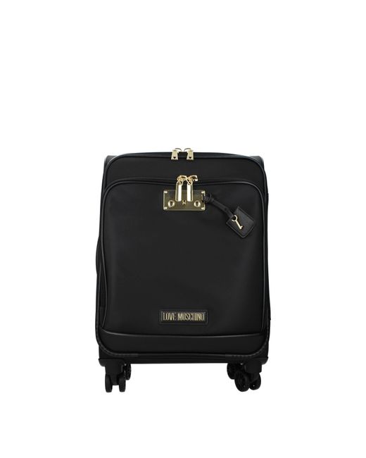 Love Moschino Black Trolley Donna Nylon Nero