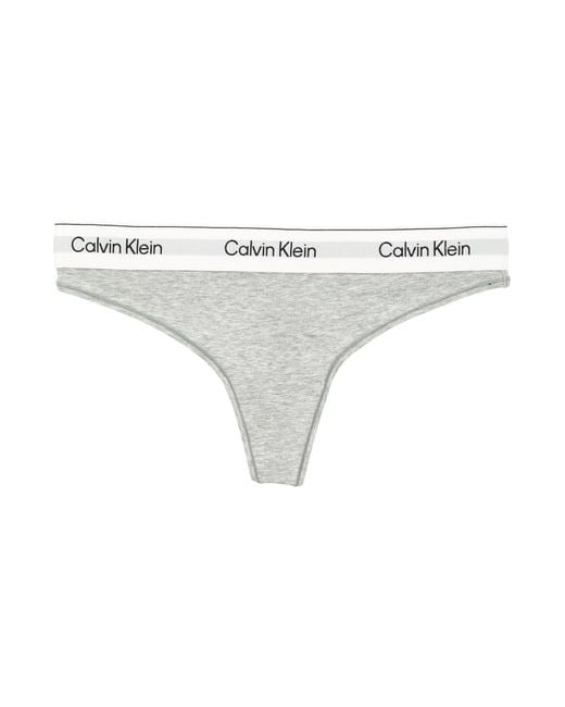 Calvin Klein White Unterwäsche Grau