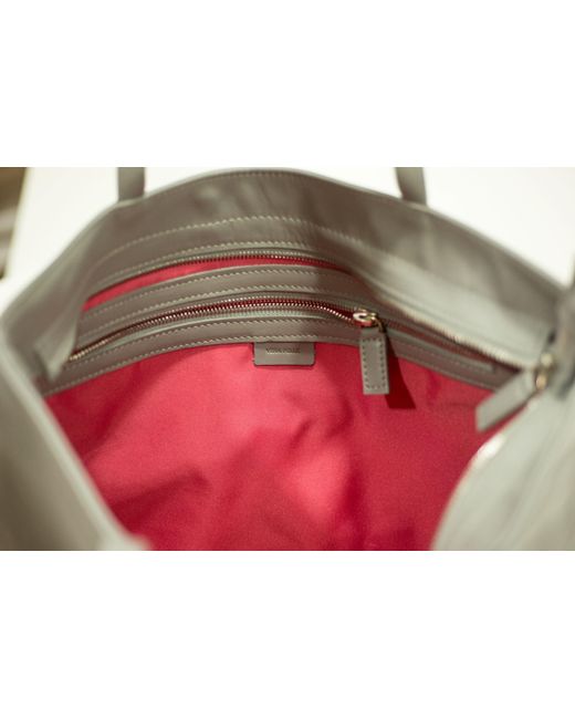 LA ROSE Brown Tote Bag Grigio