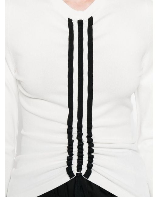 Y-3 White Fitted Cinch Ls