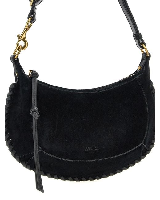Isabel Marant Black 'Oskan Moon' Shoulder Bag