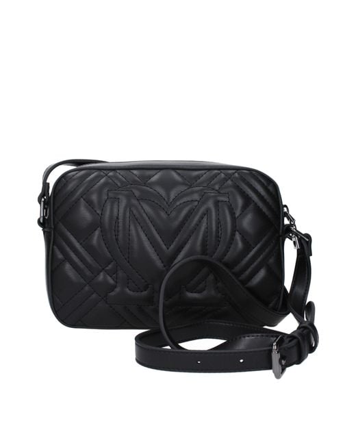 Love Moschino Black Crossbody Bags Polyurethane