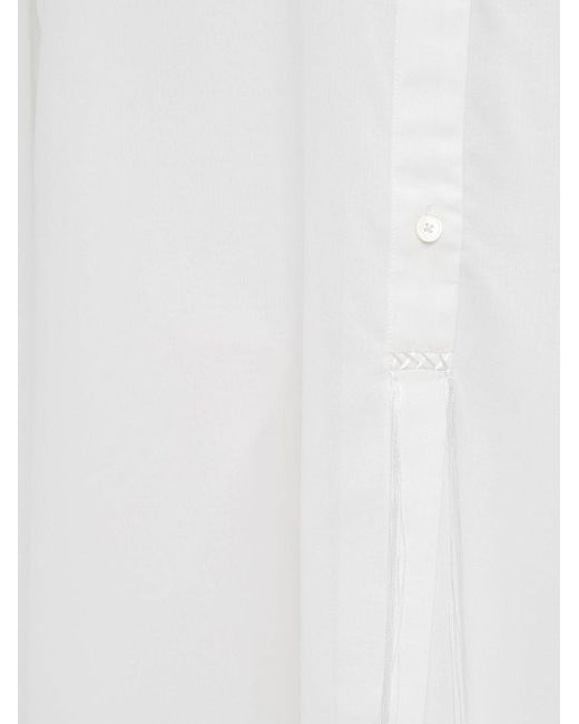 Totême  White Long Sleeve Shirt