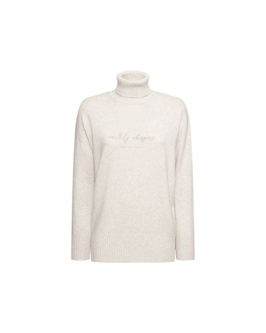 Brunello Cucinelli White Wool Blend Sweater