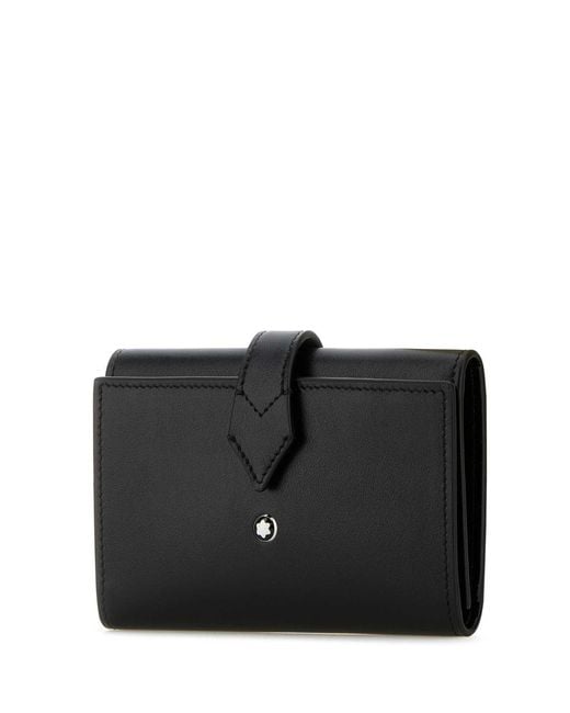 Montblanc Black Leather Wallet for men