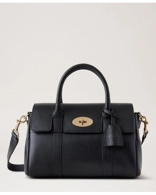 Mulberry Black Small Bayswater Satchel