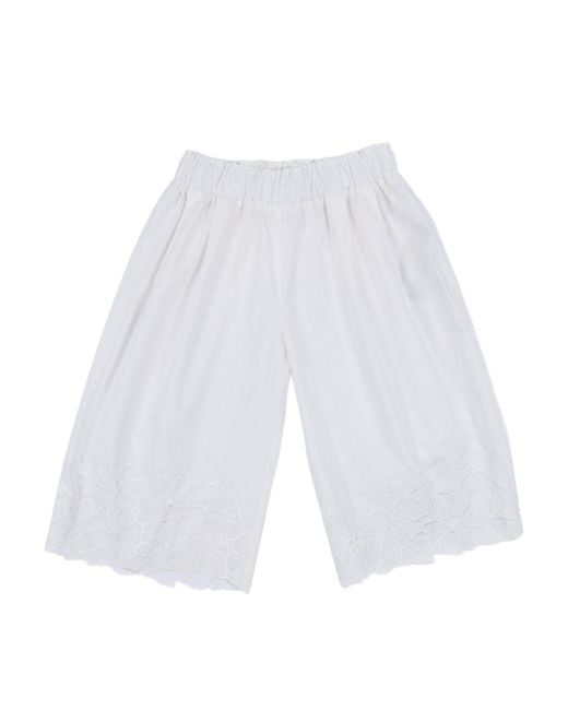 Chloé White Pantalone