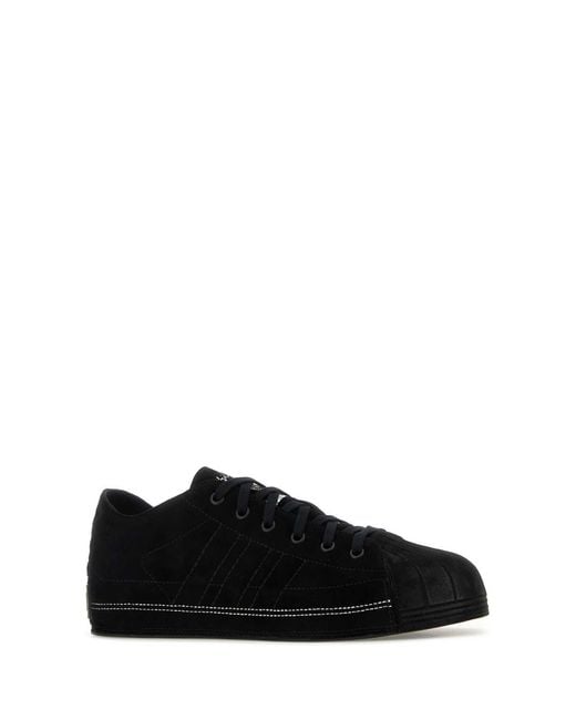 Y-3 Black Suede Nizzastar Sneakers