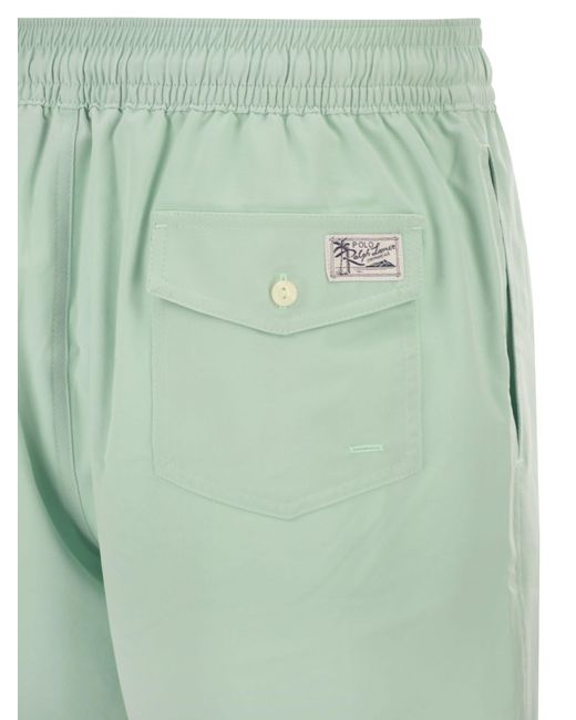 Polo Ralph Lauren Green Traveler Classic 14.6 Cm Beach Boxers