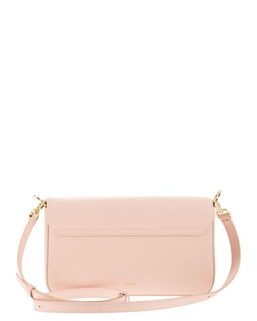 Furla Pink Iride Shoulder Bag S