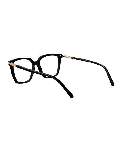 Ferragamo Black Rectangular Optical Sf3038 1