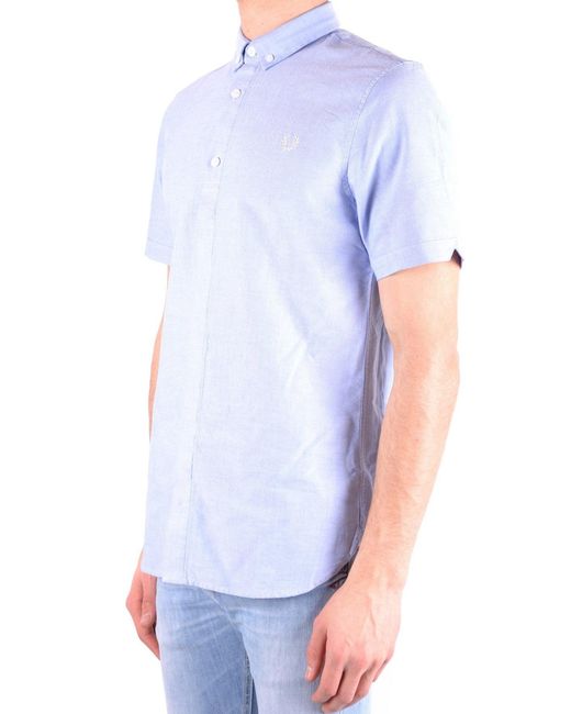 Fred Perry Overhemden Hemels in het Blue voor heren