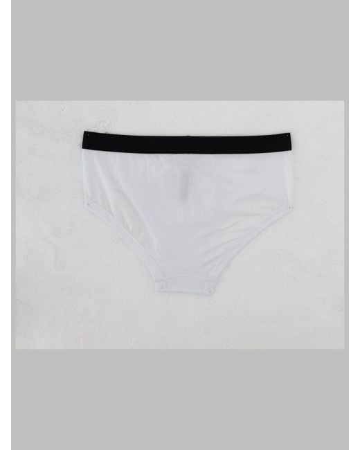 MM6 by Maison Margiela White Mini Essential Underwear For for men