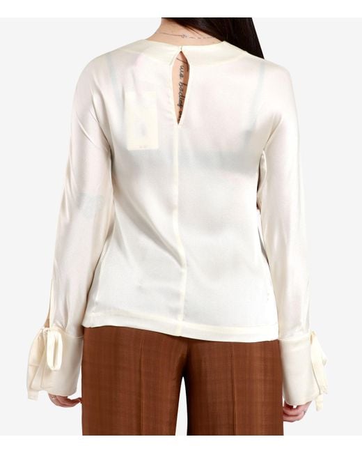 Semicouture Shirts Crème in het Natural